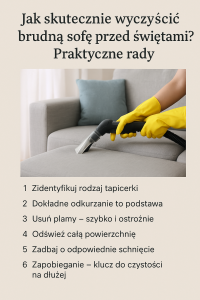 Jak skutecznie wyczyscic brudna sofe i kanape przed swietami 1 Jak skutecznie wyczyścić brudną sofę i kanapę przed świętami?