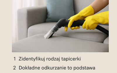 Jak skutecznie wyczyścić brudną sofę i kanapę przed świętami?