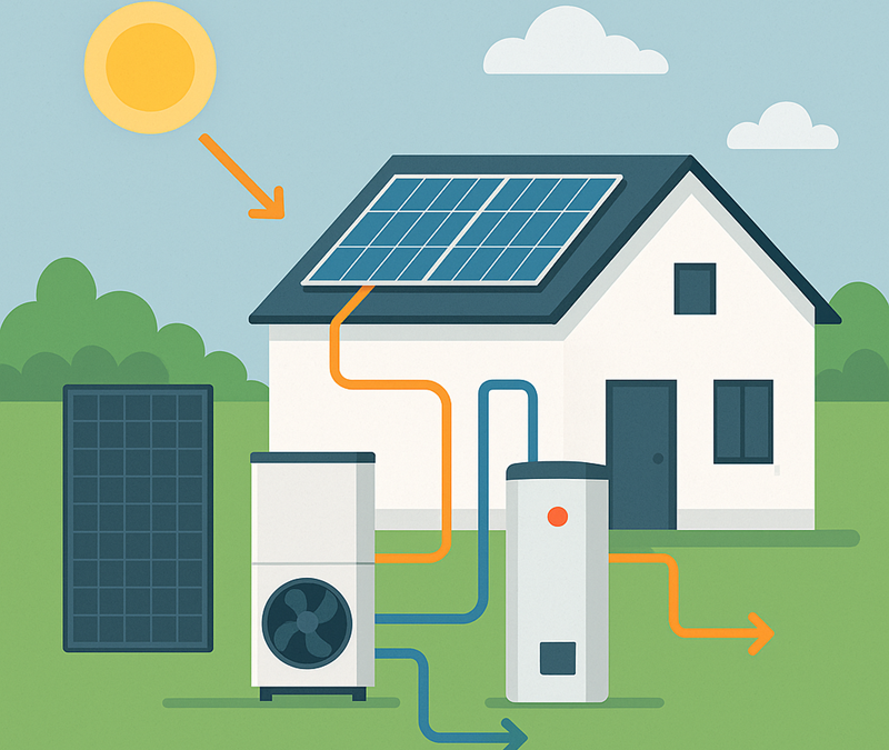 Po co hybryda: fotowoltaika + pompa ciepła + kocioł